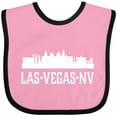 thumbnail image 3 of Inktastic Las Vegas Nevada Skyline Nv Cities Boys or Girls Baby Bib, 3 of 4