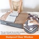 thumbnail image 5 of Paquete de 3 bolsas de almacenamiento debajo de la cama, 75 l, plegables, para ropa, gran capacidad, con ventana transparente, asas reforzadas, organizador con cremallera, sin W, 5 of 5