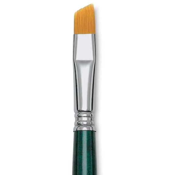 Escoda Barroco Toray Gold Synthetic Brush - Angular, Short Handle, Size 14