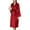 Red, variant on Women's Satin Robe Long Kimono Robe Comfy Spring Bathrobe Summer Silky Bridesmaid Lightweight Soft Bride Bridal Party Pink Large