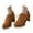 Brown, variant on Women's Middle Heels Heel Shoes Breathable Casual Walking Comfort Lace Up Mid Heel Dress for Daily Leisure and