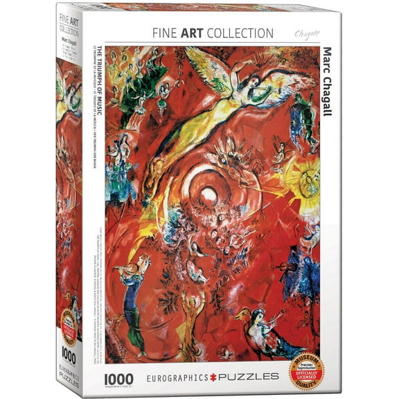The Triumph of Music by Chagall 1000-Piece Puzzle