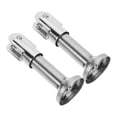 thumbnail image 4 of 2pcs Bathroom Partition Brackets Partition Feet Toilet Partition Feet Support Holders, 4 of 8