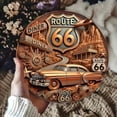 thumbnail image 6 of HELLOYOUNG Route 66 Metal Sign 8x8 Inch, Vintage Rusty Retro Tin Wall Decor for Garage Bar Man Cave Kitchen, Rustic American Highway Ornament, 6 of 8