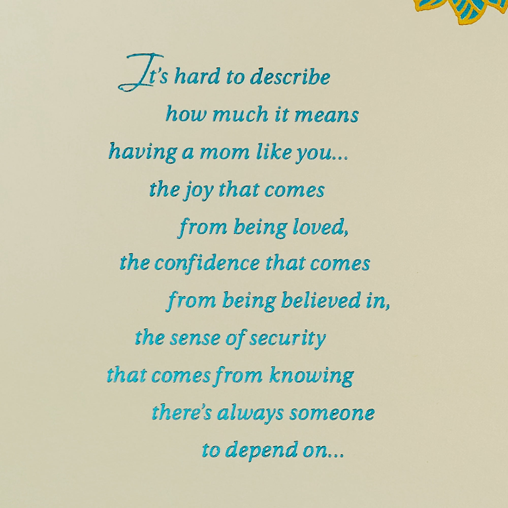 Hallmark Birthday Card for Mom (How Much Your Love Means)