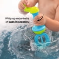 thumbnail image 3 of HABA Toddler Bath Toys: Bubble Bath Kids Whisk - for Kids' Sensory Play, Motor Skills, and Bath Time Fun, Blue, 3 of 6