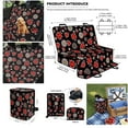 thumbnail image 6 of Pzuqiu Daisy Ladybug Dog Car Seat Cover for Back Seat Heavy-Duty Dogs Hammock Style Seat Covers with Dog Bandana Garbage Bag for SUV,Sedan,Truck, 3 Piece, 6 of 6