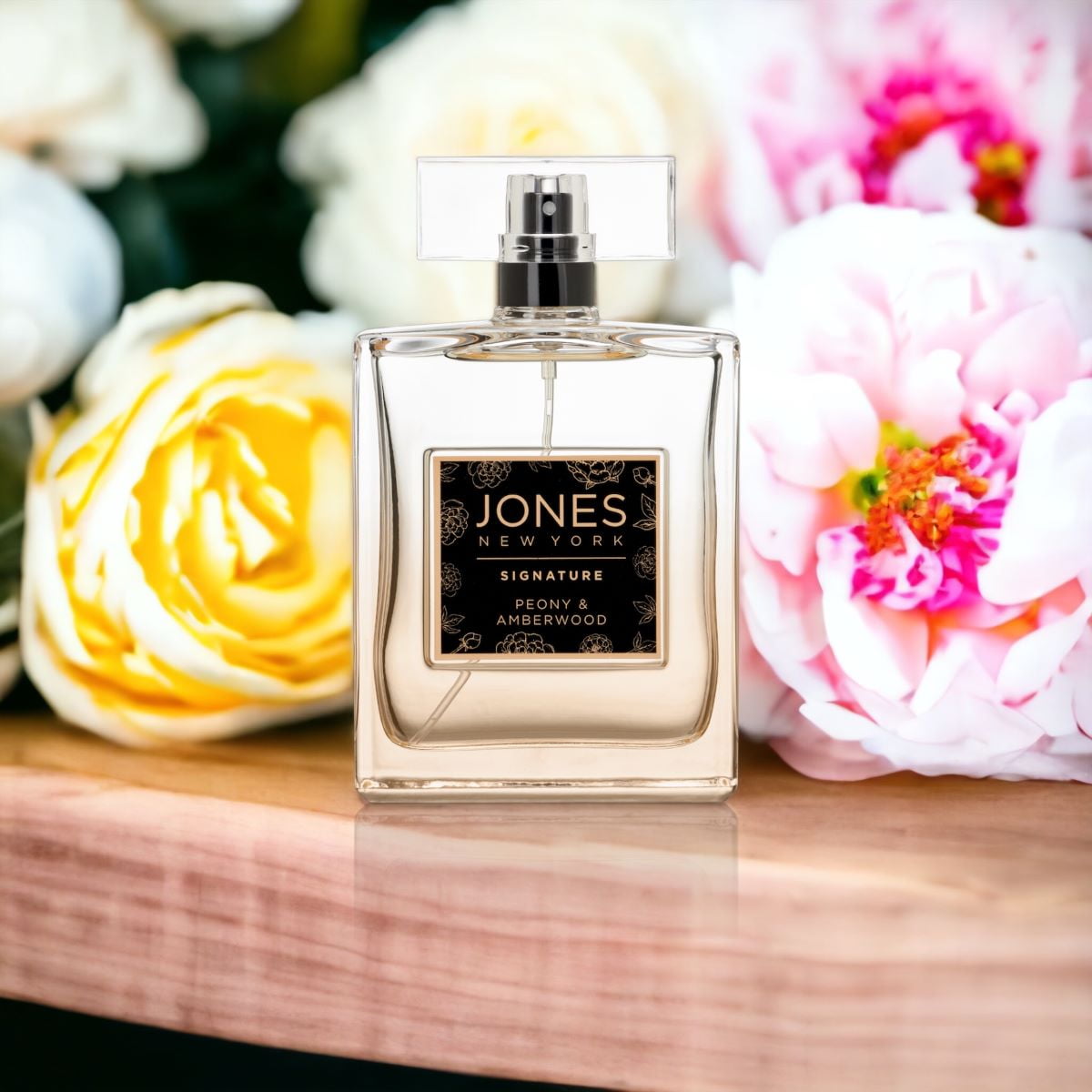 Jones New York Peony Amberwood Eau De Parfum Fragrance for Women 3.4 fl oz 100 ml 1 Piece