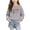 Gray, variant on Asxite Toddler Tops Long Sleeve Fleece Sweatshirt Casual Loose Heart Print Fall Winter 1-13 Y