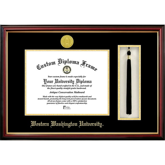 University Frames Western Carolina University 11w x 8.5h Tassel Box and Diploma Frame