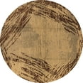 thumbnail image 1 of Ahgly Company Indoor Round Oriental Brown Industrial Area Rugs, 8' Round, 1 of 4