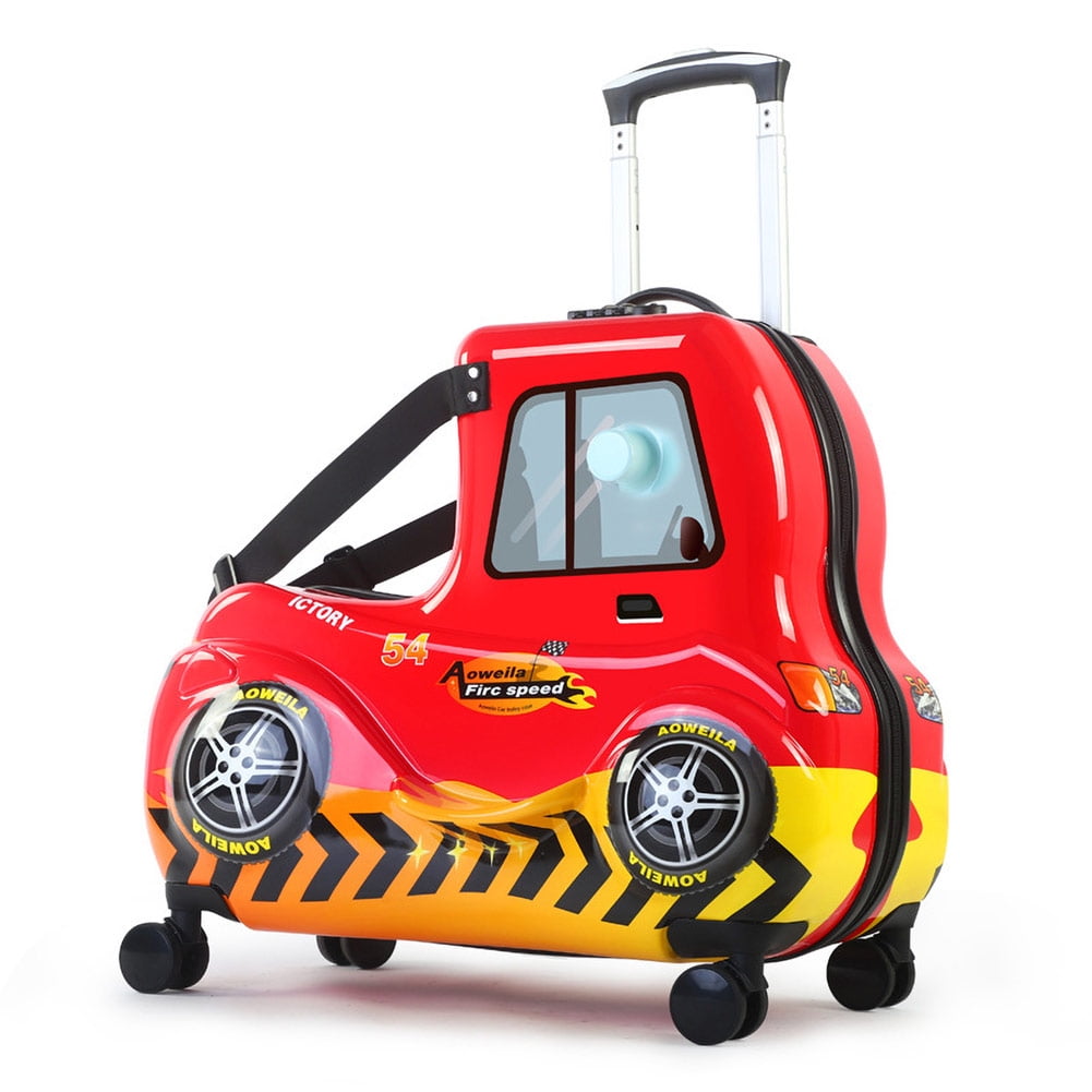 Children's RideOn Travel Suitcase,Travel Rolling Kid's Luggage with