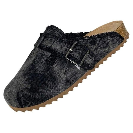 

Fovolat Women Slip-on Flats Shoes-Comfortable Backless Slipper-Soft Walking Shoes-Casual Daily Low Heeled Sandals for Women Girls