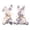 H, variant on Lilixerw Chinese Style Blue and White Porcelain Fabric Easter Bunny Ornament,Easter Rabbit Doll Table Centerpiece,Holiday Home Decor,Gift,Spring Festival Ornament