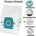 thumbnail image 3 of 12 Vacuum Cleaner Bags Replacement for Miele TU Guard L1 / Guard S1 / CO Guard M1 Vacuum Cleaners, 3 Air Clean Exhaust filters, 3 Motor Protection Filters 12909630, 3 of 7