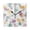 Black Pointer, variant on 7.78in Square Artistic Wall Clock Dual-Purpose Tabletop & Hanging Decor Silent Non-Ticking Clocks for Home Office Colored Outline Flower
