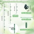 thumbnail image 3 of Bocaoying 30 Pcs Plant Support Stakes, Height Adjustable Garden Plant Stake with Clips, Connect Pipe and Plant Ties, Plant Stick for Indoor Outdoor Tomato Orchid Rose Peony Peppers, 3 of 8