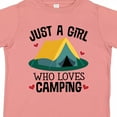 thumbnail image 4 of Inktastic Just a Girl Who Loves Camping Girls Toddler T-Shirt, 4 of 5