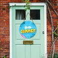 thumbnail image 2 of Spring Summer Colorful Wooden Wall Decoration Wall Hanging Spring Summer Festive Atmosphere Home Decoration Door Wooden Hanging Spring Summer Colorful Decorations Welcome Home Sign Decorations for, 2 of 3