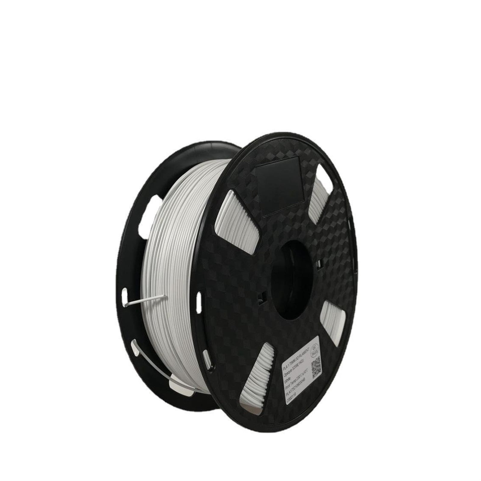Matte White 3D Printer Filament PLA Neatly Wound Filament 1.75mm Fit Most FDM 3D Printers, 1kg Spool