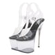 thumbnail image 1 of 1 par tren Transparent Vamp Tacones Super Tacones Lady Stiletto Sandles Sexy Summer Calzado, 1 of 5
