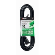 Woods Indoor and Outdoor 15 ft. L Black Extension Cord 16/2