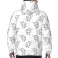 thumbnail image 7 of Wukai Turtle Print Men Hoodies Fleece Sweatshirts Long Sleeve Sweaters Pullover Fall Outfits Winter Clothes-XX-Large, 7 of 7