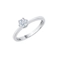 thumbnail image 1 of Diamond Solitaire Promise Ring in 14K Gold (1/4 cttw) (I-Color, SI3-I1 Clarity), 1 of 4
