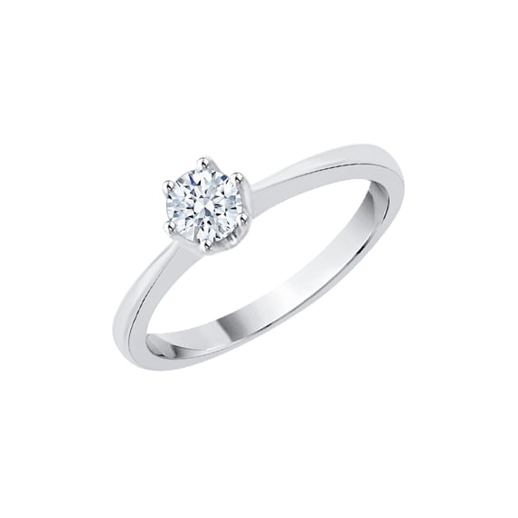 Diamond Solitaire Promise Ring in 14K Gold (1/4 cttw) (I-Color, SI3-I1 Clarity)