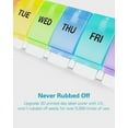 thumbnail image 3 of Pill Organizer, Easy to Open Weekly Pill Box, 7 Day Pill Case Pop Open for Vitamins, Fish Oils, Supplements, 3 of 10