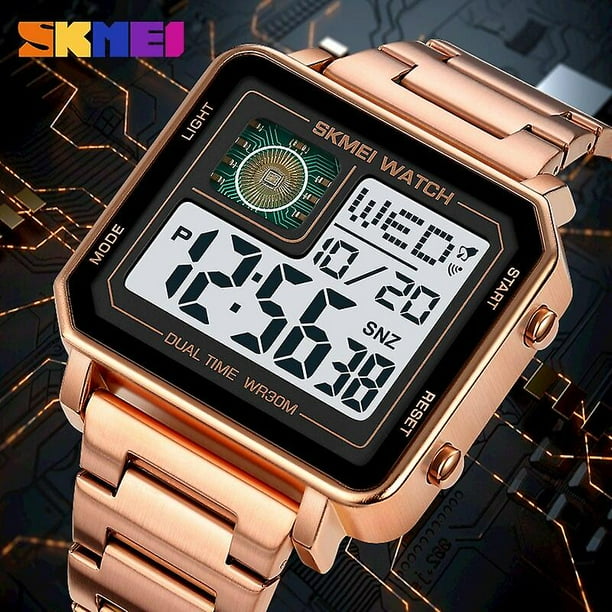 Digital watch with big numbers hot sale
