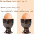 thumbnail image 4 of Cauldon Ceramics Brown Betty Egg Cup Made in England (Pack of 4), 4 of 5