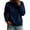 Navy, variant on Tqcoqu Women's Solid Turtleneck Pullover Sweatshirt,Drop Shoulder Long Sleeve Side Pockets Loose Casual Tops For Fall Winter,Army Green Women's S-XXL