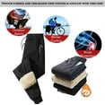 thumbnail image 7 of Unisex Fleece-Lined Waterproof Pants, Winter Active Joggers Sweatpants with Adjustable Drawst, 7 of 7
