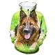 thumbnail image 2 of Sudadera con capucha con estampado 3D de pastor alemán para hombre, moda informal, manga larga, estampado de perro, sudaderas para niños de calle, 2 of 5