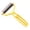 Yellow, variant on 1Pcs Double Sided Dematting Comb for Cats & Dogs, Undercoat Rake, Deshedding Grooming Tool, Gentle Matt Remover Detangler for Long Thicks Haired Pets, Pet Grooming Brush, 6In (Black)