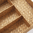 thumbnail image 4 of Multipurpose Storage Tray, Natural Seagrass Organizer With Divided Sections For Easy Sorting Of Items In Any Room, 4 of 7