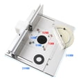 thumbnail image 1 of Router Table Insert Plate For Woodworking Benches Table Saw With Miter Gauge Guide Aluminium Profile Fence Sliding Brackets ,Woodworking Protractor, 1 of 6