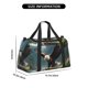 thumbnail image 3 of Fotbe Forest River Bald Eagle Bolsa de Viaje con Estampado, Bolsa de Fin de Semana para Mujer con Compartimento para Zapatos, Bolsa de Gimnasio con Bolsillo Húmedo, 3 of 7