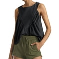 thumbnail image 3 of Womens Peplum Babydoll Tank Tops Summer Sleeveless Loose T Shirts Casual Shirred Flowy Tops, 3 of 7