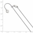 thumbnail image 2 of 925 Sterling Silver Réglable 1mm Spiga Chaîne Pendentif Charme Blé, 2 of 6