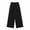 /v257Black602, variant on Child Pants Loose Fit Wide Leg Pants For Girls Soft Crinkle Ice Silk Summer Trousers Casual For Girls Breathable Solid Color Bottoms