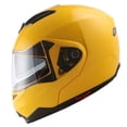 thumbnail image 2 of 1Storm Motorcycle Street Bike Modular/Flip up Dual Visor/Sun Shield Full Face Helmet HG339 Glossy Yellow, 2 of 7