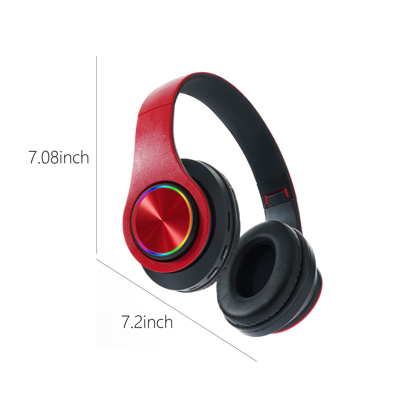 Weloille Bluetooth Headset, Trucker Bluetooth Headset with Noise Canceling Microphone, Wireless on-Ear Headset for Computer Cell Phone Trucker Home Office Work
