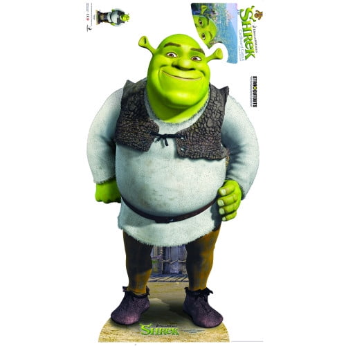 Star Cutouts, Shrek, Life-Size Cardboard Cutout Standup - 67 x 37 inches