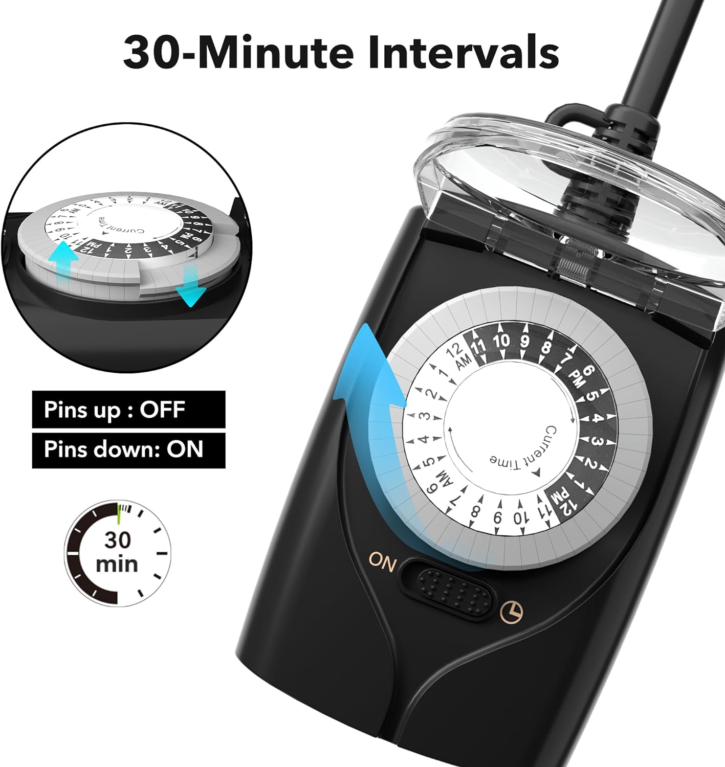 HBN 24-Hour Mechanical Outlet Timer photo 6