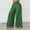 Green, variant on Olyvenn Trousers Pants for Women Fall Summer Linen Loose Fit High Cut Flare Wide Leg Trousers Pants Women 2025 Khaki S