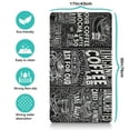 thumbnail image 4 of Tapis pour Nourriture pour Chien, Tapis pour Nourriture et Eau pour Chien, Tapis Bol pour Chat et Chien, Tapis d'Alimentation Antidérapant Réutilisable pour Chat avec Café, 17 Po X 30 Po, 4 of 6