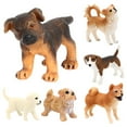 thumbnail image 4 of CNKOO Simulation Animal Dog Model Puppy Mold Table Desk Ornament Collective Toy Gift, 4 of 10