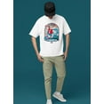 thumbnail image 2 of ICEE Surfing Wave Vibes - Cool Graphic Design Men's T-shirt, 2 of 4